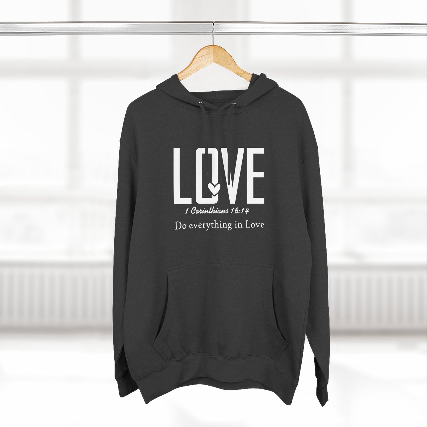 Classic Fleece Hoodie — Three-Panel Pullover