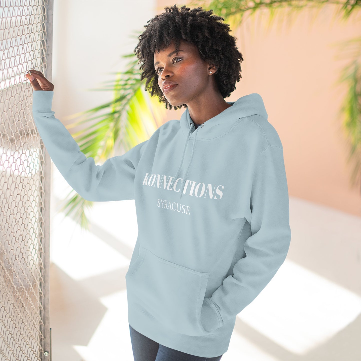 Konnections Syracuse City Hoodie — Minimal Logo Fleece Pullover
