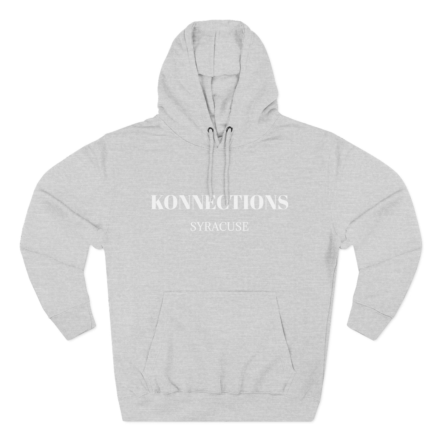 Konnections Syracuse City Hoodie — Minimal Logo Fleece Pullover
