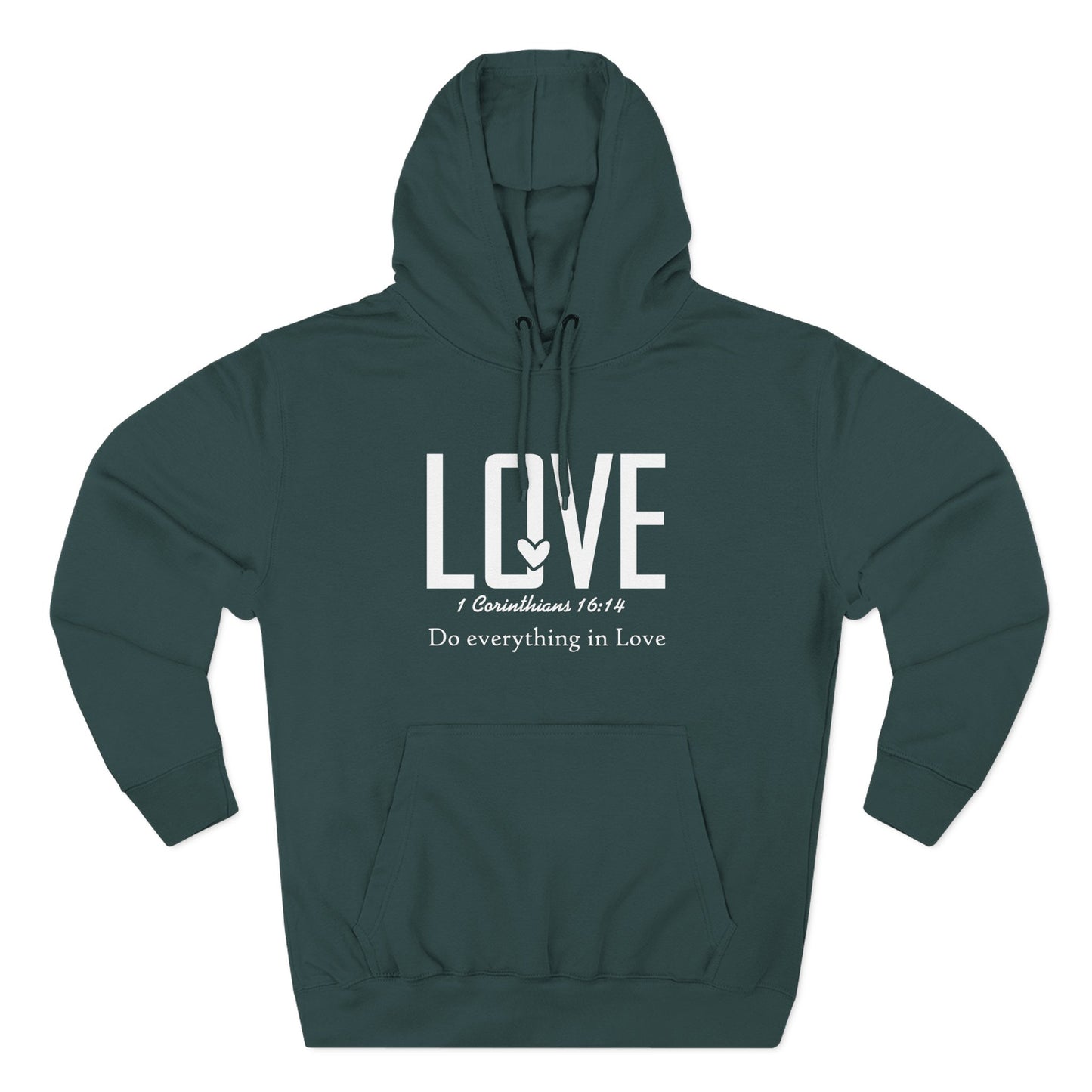 Classic Fleece Hoodie — Three-Panel Pullover