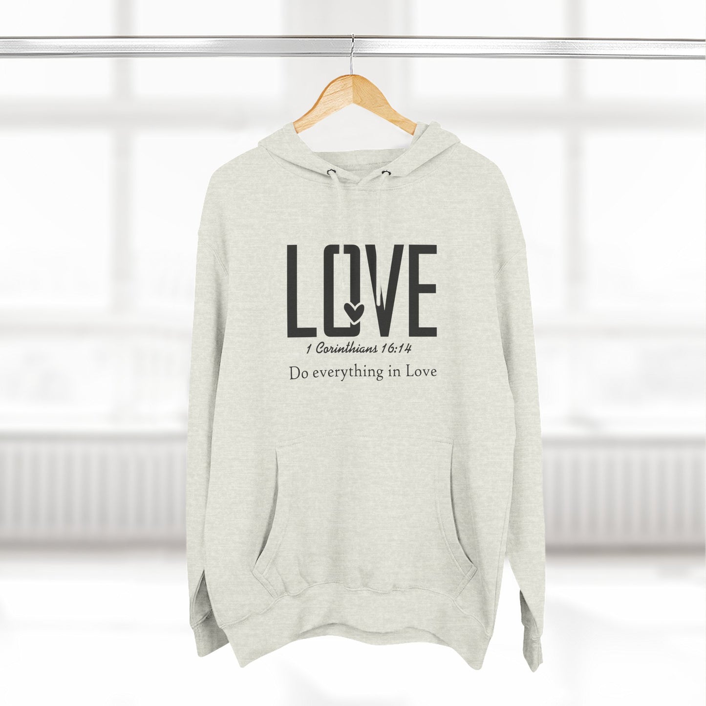 Classic Fleece Hoodie — Three-Panel Pullover