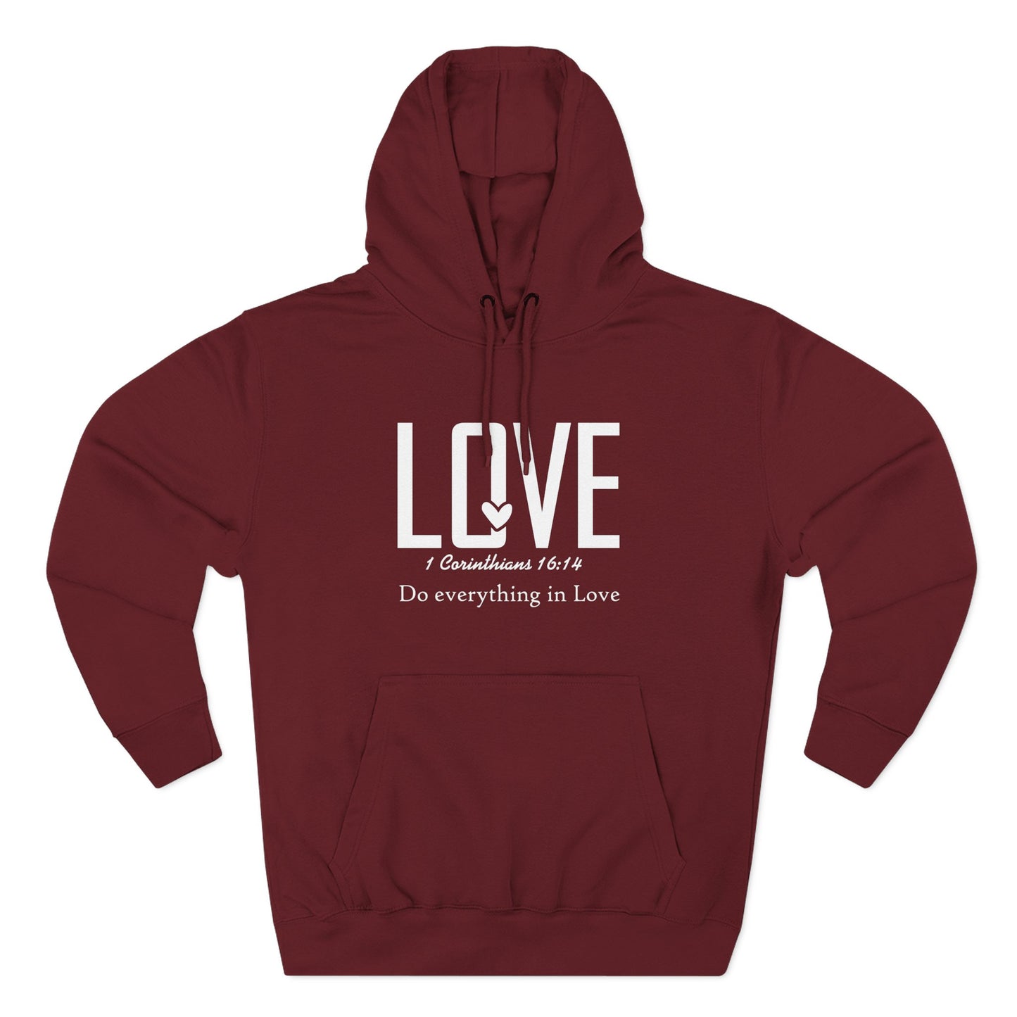 Classic Fleece Hoodie — Three-Panel Pullover