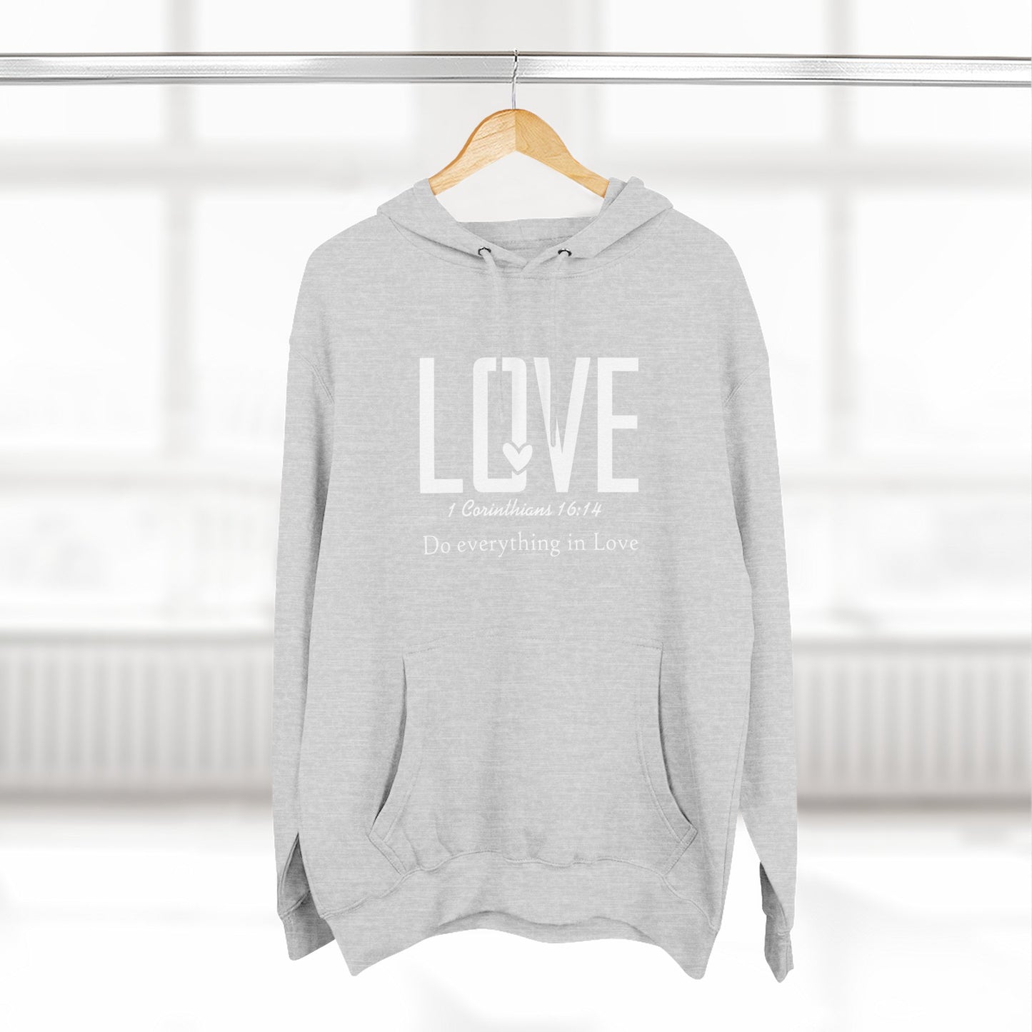 Classic Fleece Hoodie — Three-Panel Pullover