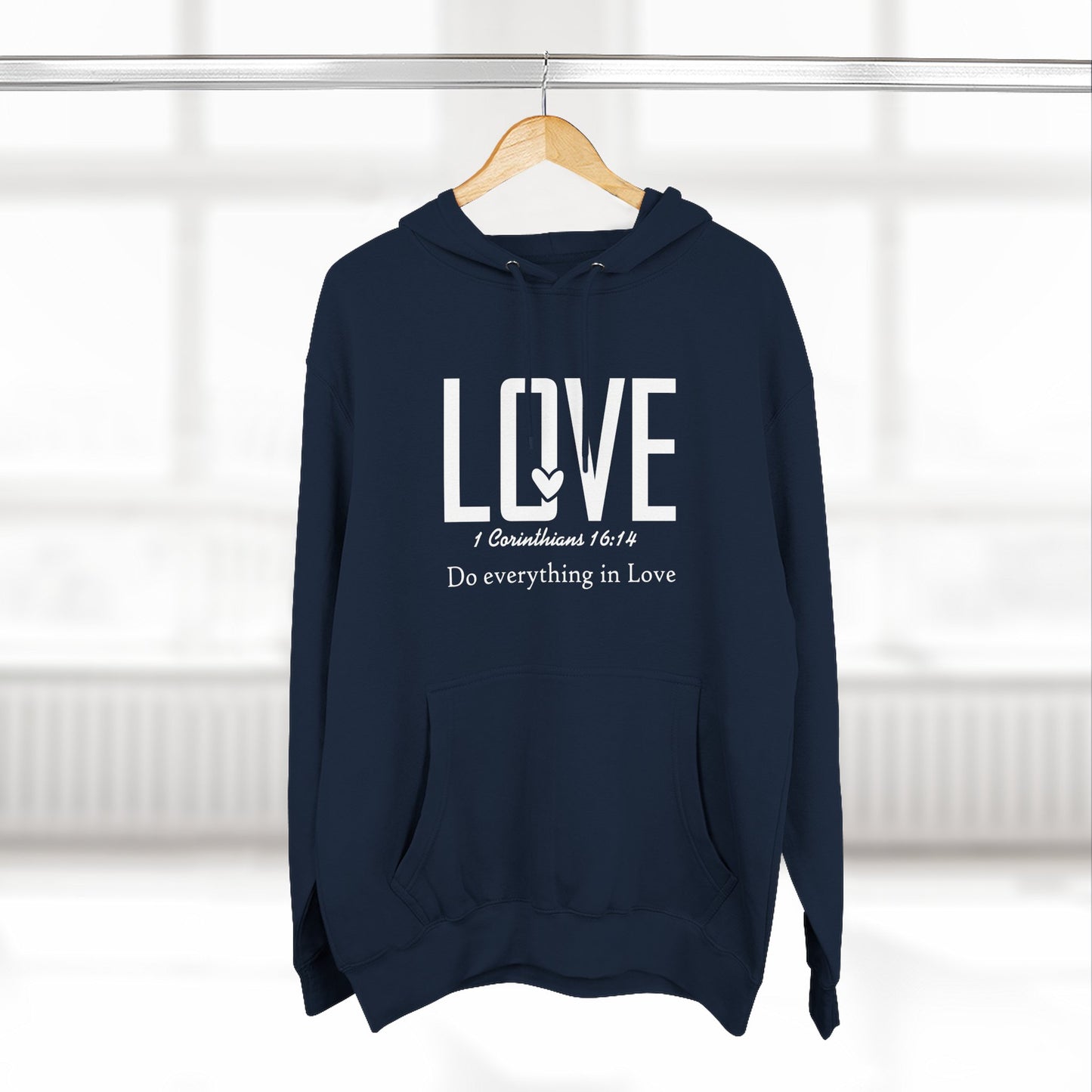 Classic Fleece Hoodie — Three-Panel Pullover