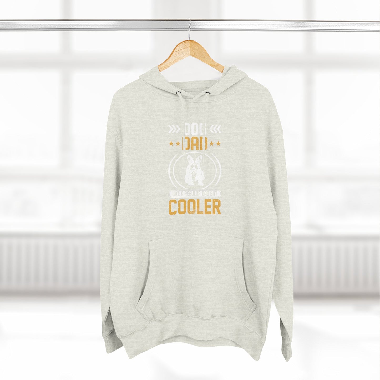 Dog Dad Hoodie — 'Top Dog Dad' Graphic Fleece Pullover