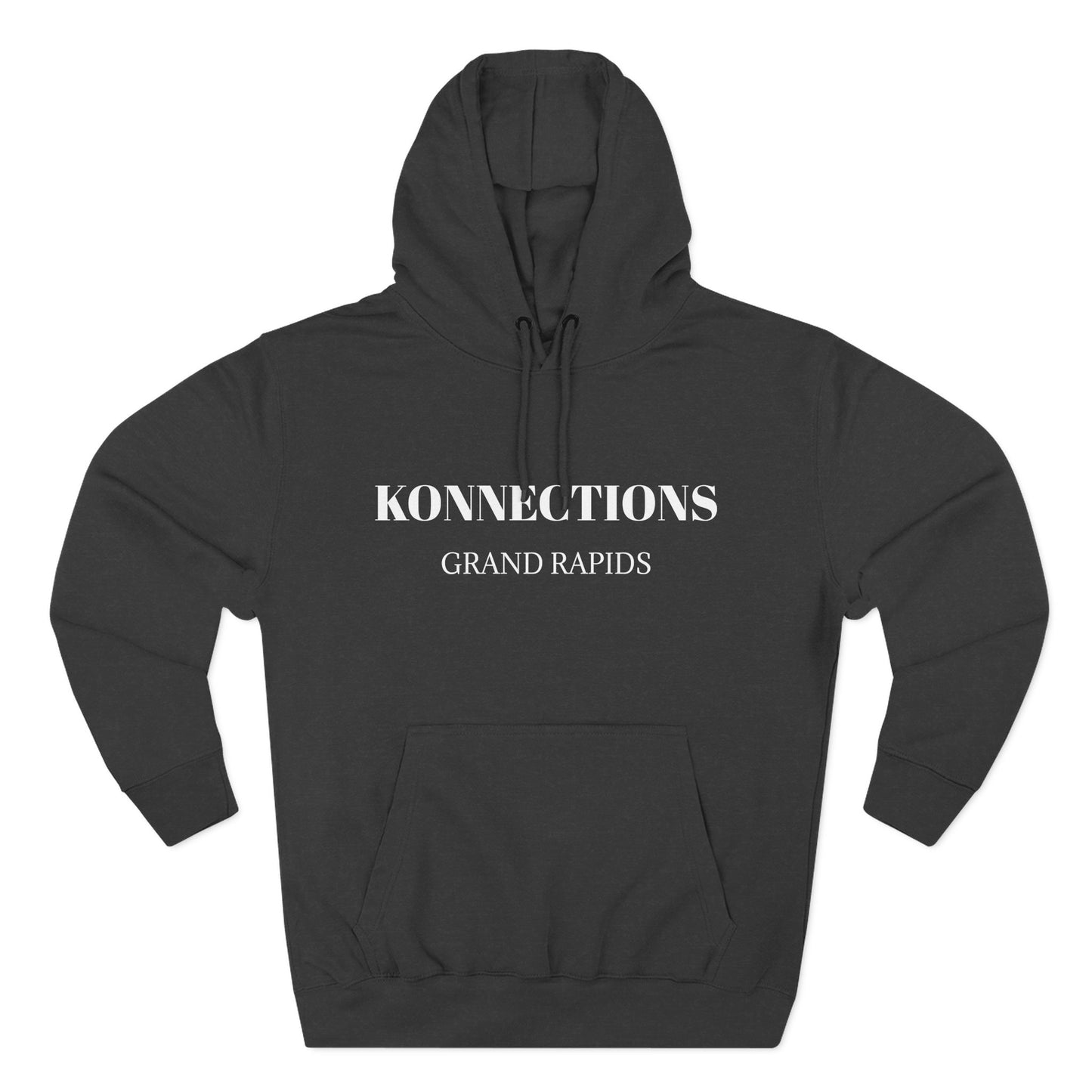 Konnections Grand Rapids Hoodie — Minimal Logo Fleece Pullover