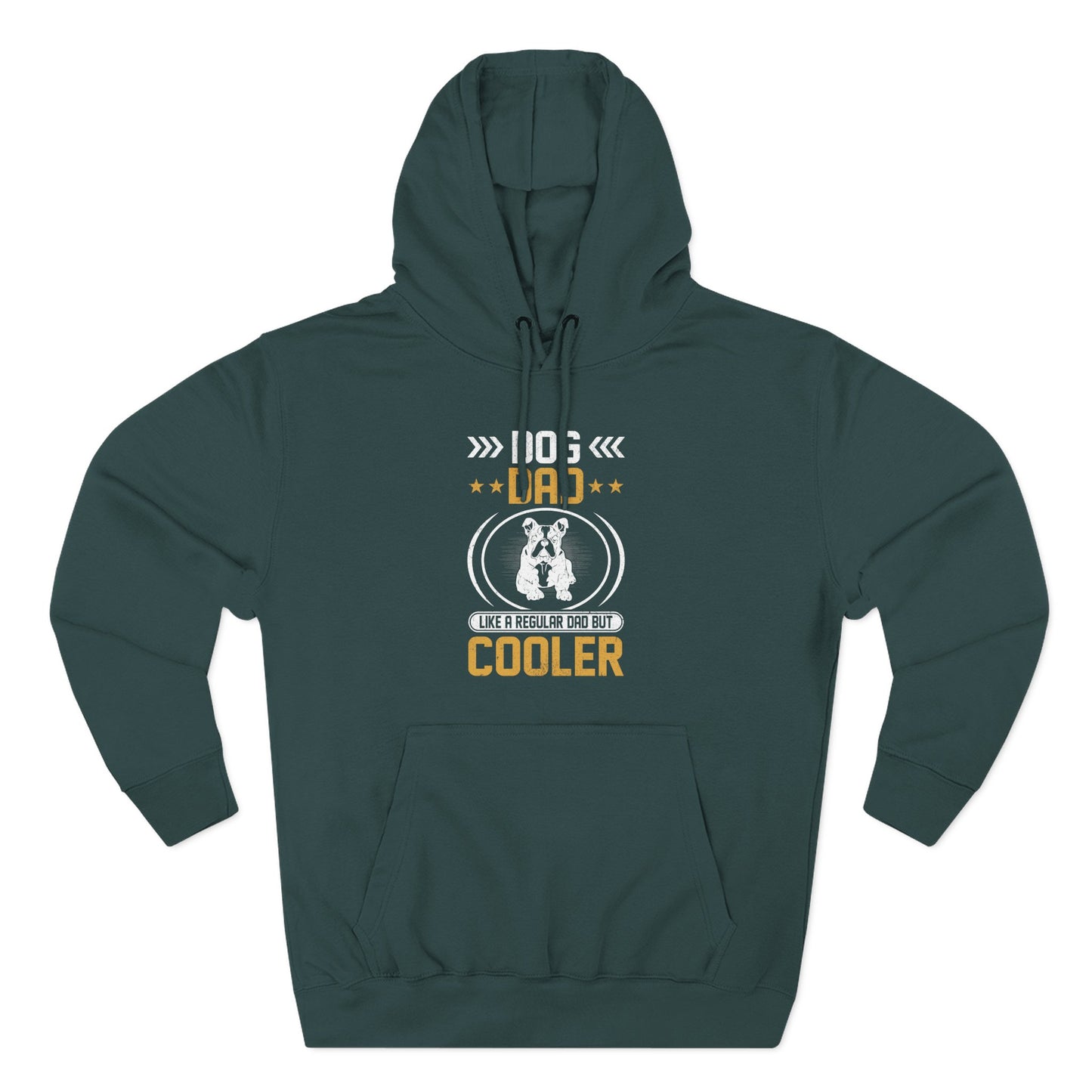 Dog Dad Hoodie — 'Top Dog Dad' Graphic Fleece Pullover