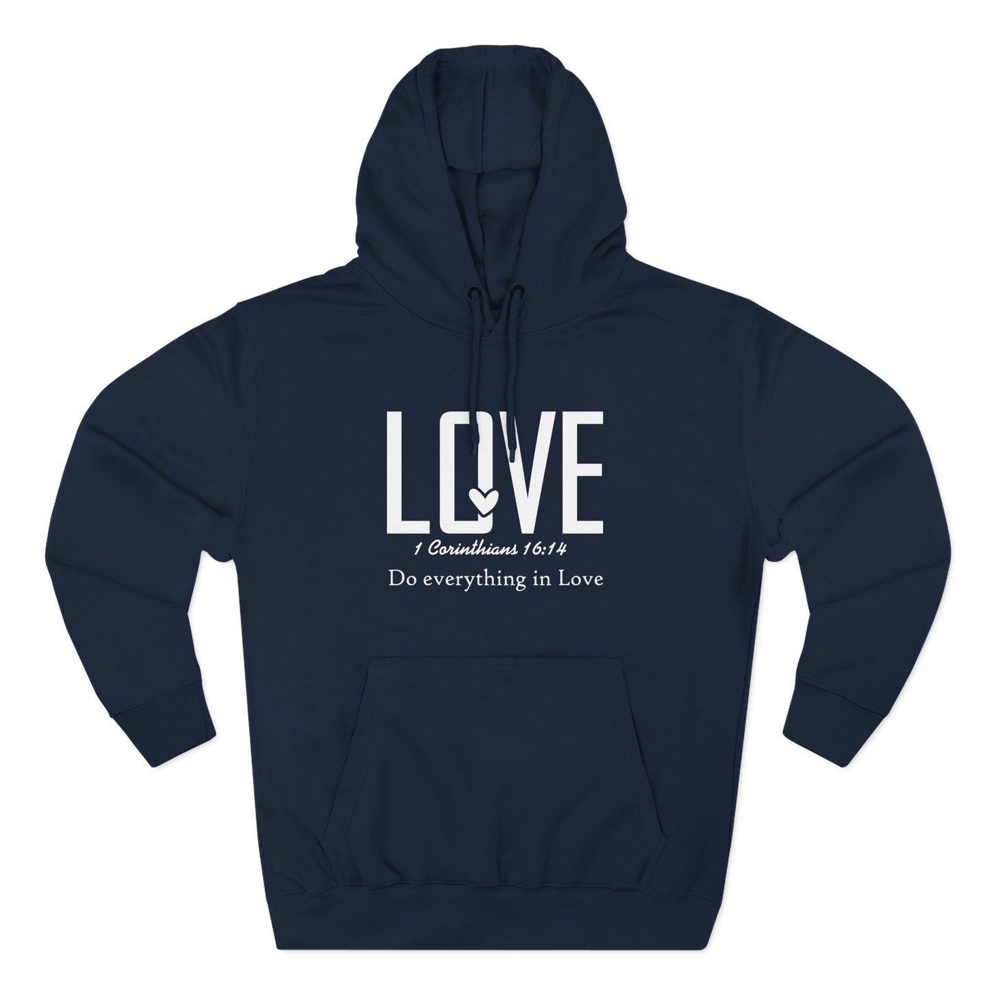 Classic Fleece Hoodie — Three-Panel Pullover