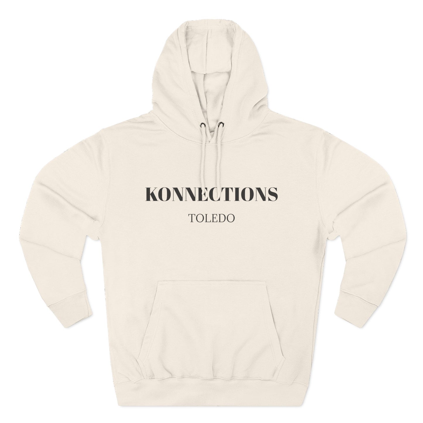 Konnections Toledo Hoodie — Minimal Logo Fleece Pullover