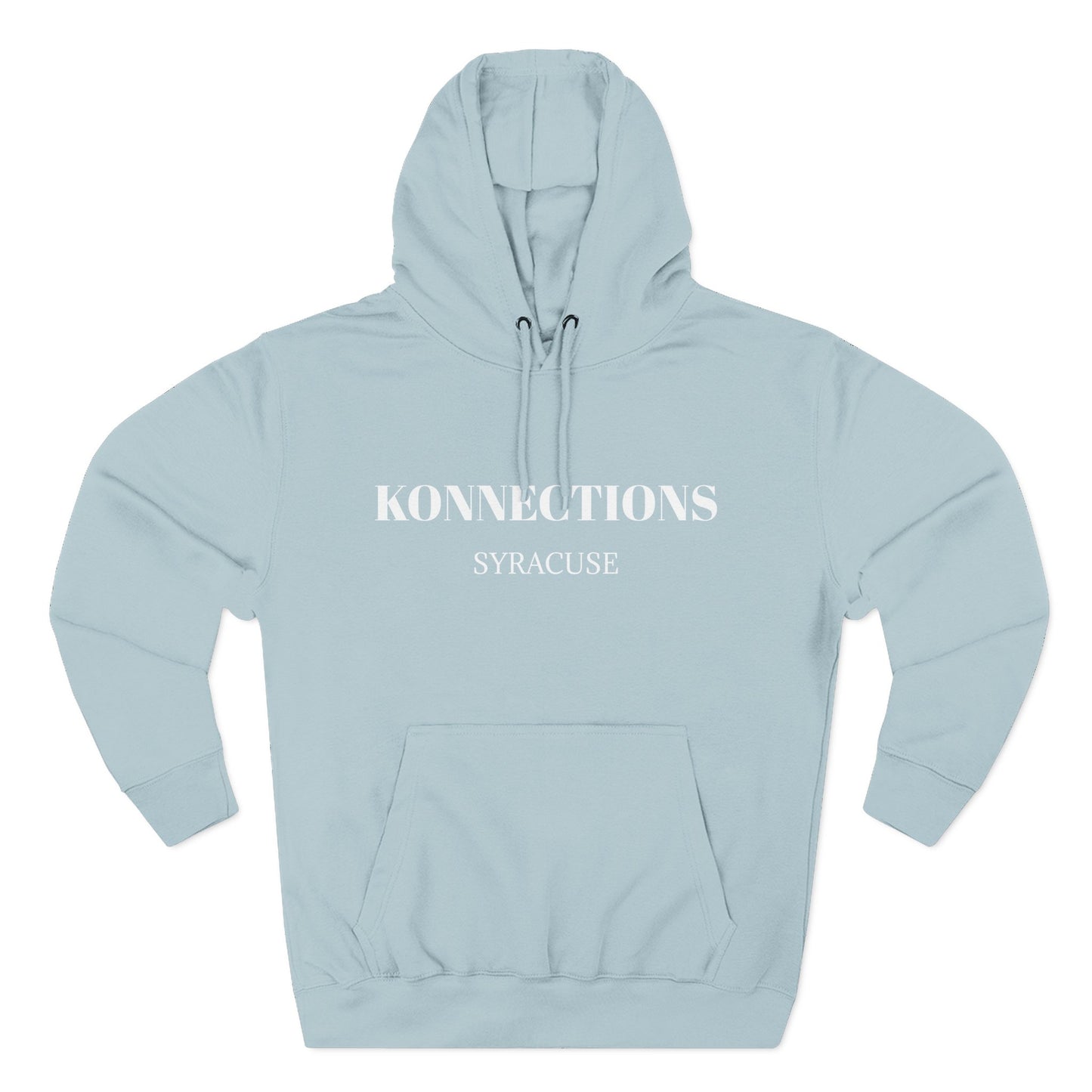 Konnections Syracuse City Hoodie — Minimal Logo Fleece Pullover