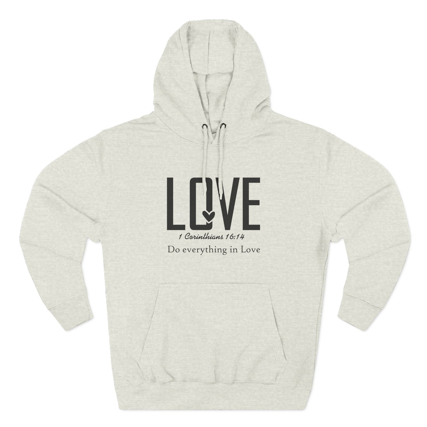 Classic Fleece Hoodie — Three-Panel Pullover