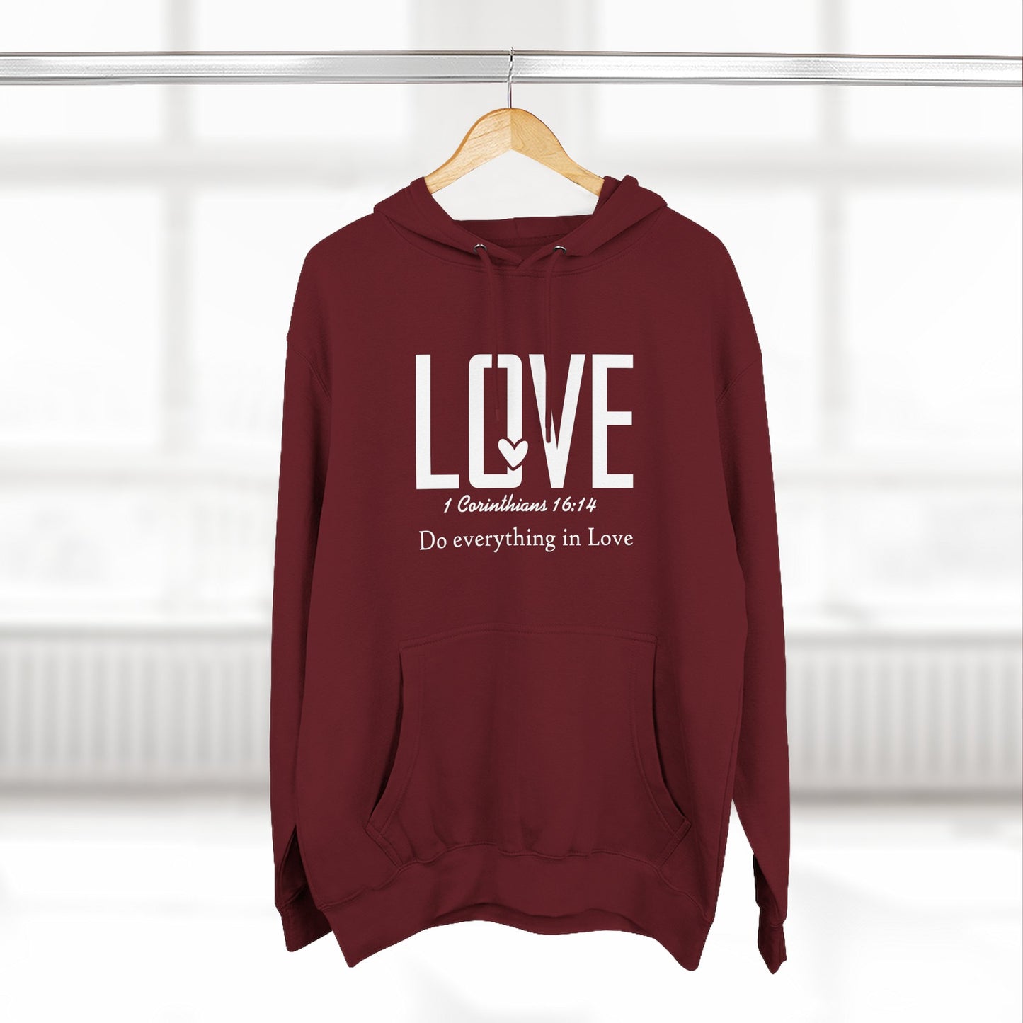 Classic Fleece Hoodie — Three-Panel Pullover